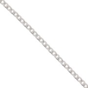 Chaîne maille Forçat 3x2,5 mm en Argent 925 x1m