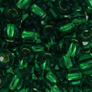 Rocaille Miyuki 8/0 27 - Dark Emerald Silverline x8g|raw }}