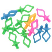 Porte-canettes en silicone - Couleur aléatoire x12