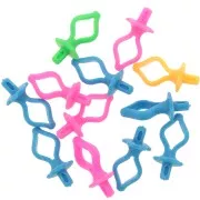 Porte-canettes en silicone - Couleur aléatoire x12