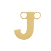 Intercalaire lettre alphabet 6x5 mm - J - Acier inoxydable 316L Doré x1|raw }}