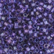 Miyuki Delica 11/0 DB1754 - Spkl Purple Lined Crystal AB x8g|raw }}