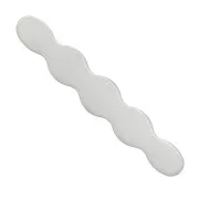 Ebauche à former et à personnaliser 33.5x6 mm - Argent 925 x1