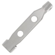 Supports de broche 25 mm - Acier inoxydable 304 x10