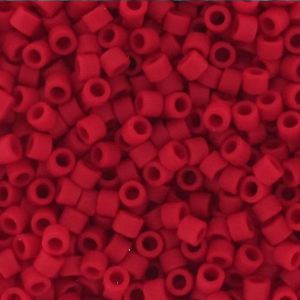 Miyuki Delica 11/0 DB0753 - Mat Opaque Red x8g