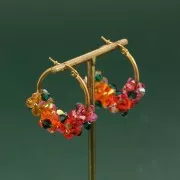 Perles toupies Preciosa - Rondelle Bead 5 mm - Hyacinth AB x12