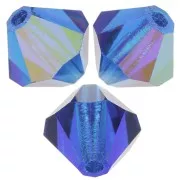 Perles toupies Preciosa - Rondelle Bead 5 mm - Capri Blue AB x12