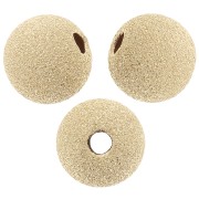 Perle ronde diamantée 8 mm Gold filled (or laminé)  x1|raw }}