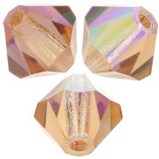 Perles toupies Preciosa - Rondelle Bead 5 mm - Light Colorado Topaz AB x12|raw }}