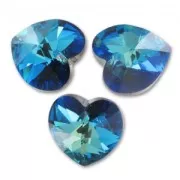 Coeur PureCrystal 6228 14,4x14 mm Crystal Bermuda Blue x1
