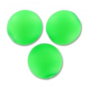 Perles en verre tchèque rondes  6 mm Neon Green Mat x25|raw }}