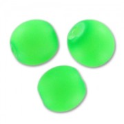 Perles en verre tchèque rondes  4 mm Neon Green Mat x50|raw }}