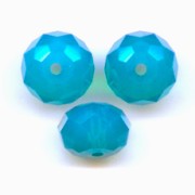 Ronde aplatie PureCrystal 5040 6 mm Carribean Blue Opal x1