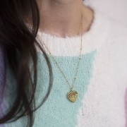 Tour de cou maille Forçat limée perles aplaties 2 mm - Acier inox 304L x48cm