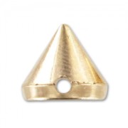 Cônes à coudre en résine CCB  8 mm doré x6|raw }}