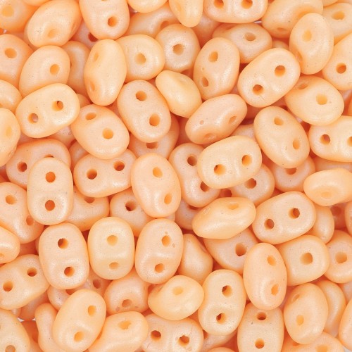 SuperDuo 2.5x5 mm - Powdery Pastel Orange x10g