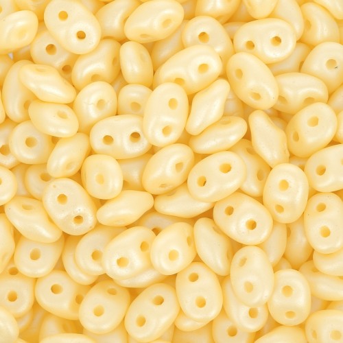 SuperDuo 2.5x5 mm - Powdery Pastel Yellow x10g