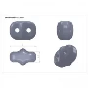 SuperDuo 2.5x5 mm - Powdery Pastel Yellow x10g