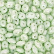 SuperDuo 2.5x5 mm - Powdery Pastel Lime x10g|raw }}