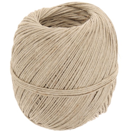 Bobine de fil de chanvre 1 mm - Naturel x120m