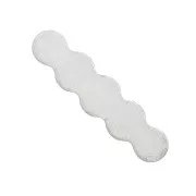 Ebauche à former et à personnaliser 23.5x6 mm - Argent 925 x1