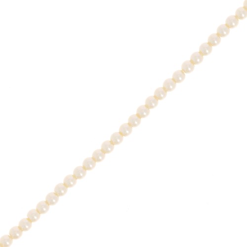 Perles nacrées Aurora 5810 2 mm - Crystal Cream Pearl x41cm