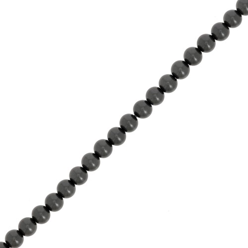 Perles nacrées Aurora 5810 3 mm - Crystal Black Pearl x61cm
