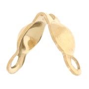 Cache noeuds 3 mm avec anneaux fermés - Acier inoxydable 304L Doré x4