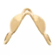 Cache noeuds 3 mm avec anneaux fermés - Acier inoxydable 304L Doré x4