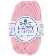 Coton Happy Cotton DMC - spécial amigurumi - Rose clair (n°764) x43m