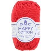 Coton Happy Cotton DMC - spécial amigurumi - Rouge (n°789) x43m
