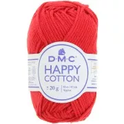 Coton Happy Cotton DMC - spécial amigurumi - Rouge (n°789) x43m