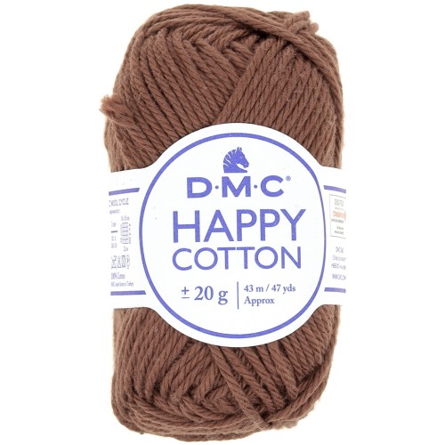 Coton Happy Cotton DMC - spécial amigurumi - Marron (n°777) x43m