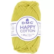 Coton Happy Cotton DMC - spécial amigurumi - Vert Tilleul (n°752) x43m