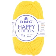 Coton Happy Cotton DMC - spécial amigurumi - Jaune soleil (n°788) x43m|raw }}