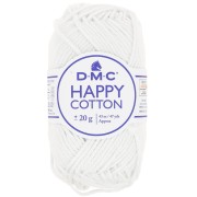 Coton Happy Cotton DMC - spécial amigurumi - Blanc (n°762) x43m|raw }}