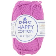 Coton Happy Cotton DMC - spécial amigurumi - Magenta (n°795) x43m