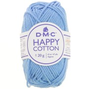 Coton Happy Cotton DMC - spécial amigurumi - Bleu ciel (n°797) x43m|raw }}