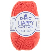 Coton Happy Cotton DMC - spécial amigurumi - Orange brûlée (n°790) x43m
