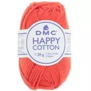 Coton Happy Cotton DMC - spécial amigurumi - Orange brûlée (n°790) x43m