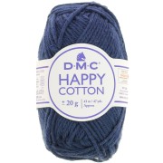 Coton Happy Cotton DMC - spécial amigurumi - Bleu marine (n°758) x43m|raw }}