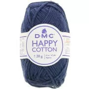 Coton Happy Cotton DMC - spécial amigurumi - Bleu marine (n°758) x43m