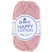 Coton Happy Cotton DMC - spécial amigurumi - Vieux rose (n°768) x43m