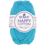 Coton Happy Cotton DMC - spécial amigurumi - Bleu azur (n°786) x43m