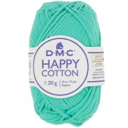 Coton Happy Cotton DMC - spécial amigurumi - Turquoise (n°784) x43m|raw }}