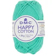 Coton Happy Cotton DMC - spécial amigurumi - Turquoise (n°784) x43m