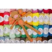 Coton Happy Cotton DMC - spécial amigurumi - Bleu layette (n°765) x43m