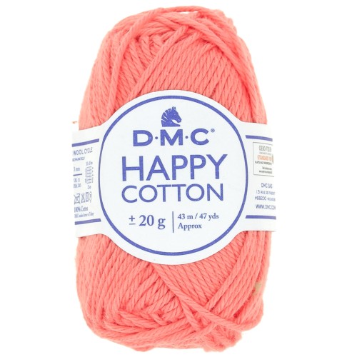 Coton Happy Cotton DMC - spécial amigurumi - Saumon (n°793) x43m