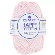 Coton Happy Cotton DMC - spécial amigurumi - Rose layette (n°763) x43m