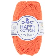Coton Happy Cotton DMC - spécial amigurumi - Orange foncé (n°753) x43m|raw }}